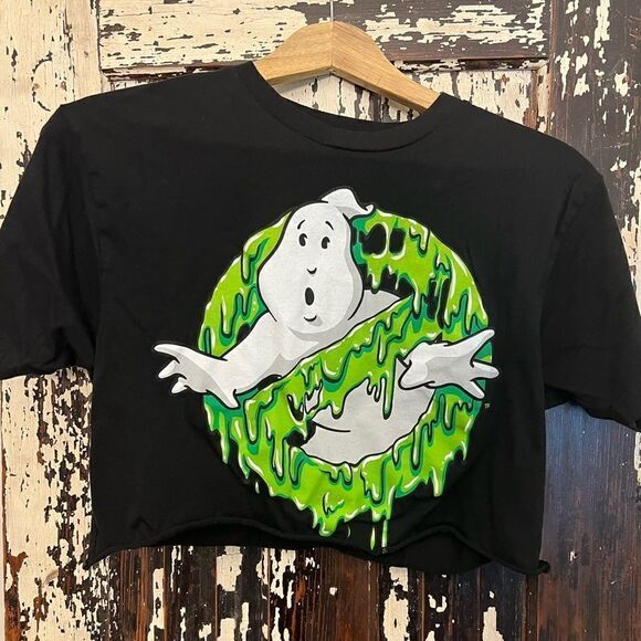 Ghostbusters Junior’s crop top.  Medium. - Picture 1 of 4